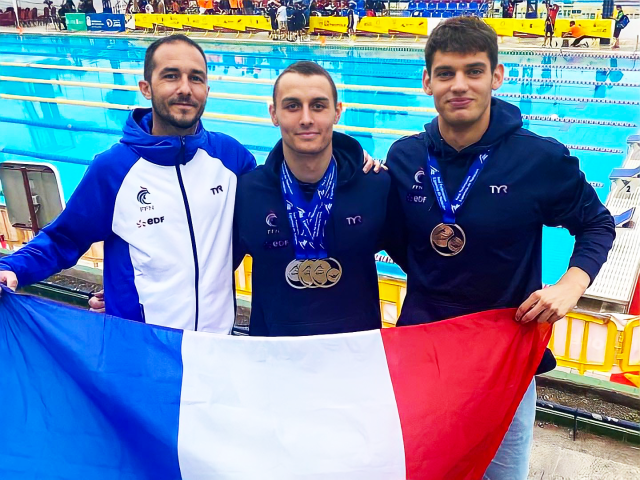 Equipe de France A’, Nikita Baez et Thomas Piron médaillés